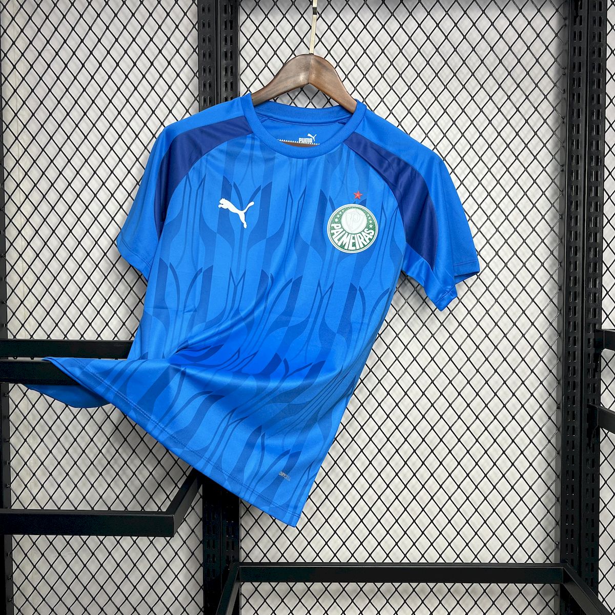 Camisa azul de pré-jogo Palmeiras 2024/25 Masculino