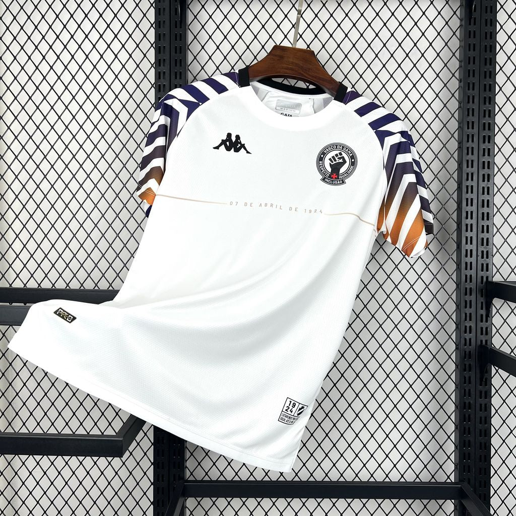 Camisa branca Vasco Da Gama 2024/25 Masculino