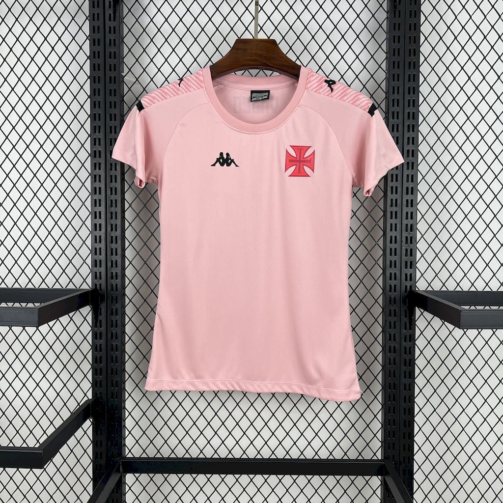 Camisa rosa Vasco Da Gama 2024/25 Feminino