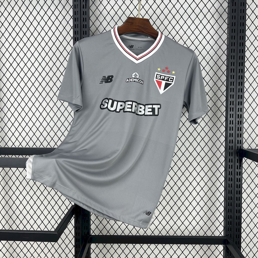 Camisa cinza Sao Paulo 2025/26 Masculino