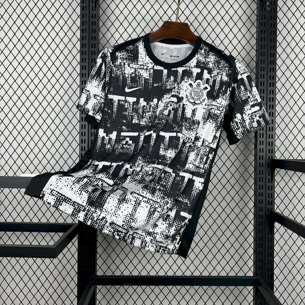 Camisa Pré-Jogo Corinthians 2025/26 Masculino