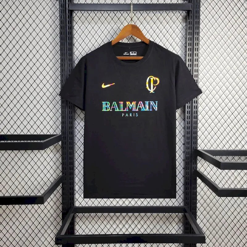 Camiseta Balmain Co-Branded Edition Corinthians 2024/25 Masculino