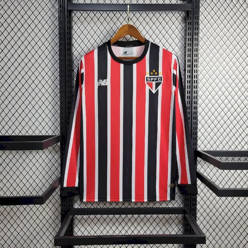 Camisa Reserva Manga Longa Sao Paulo 2024/25 Masculino