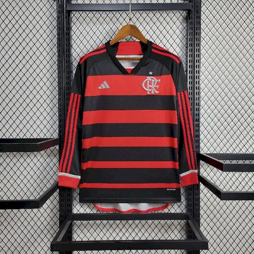 Camisa Titular Manga Longa Flamengo 2024/25 Masculino