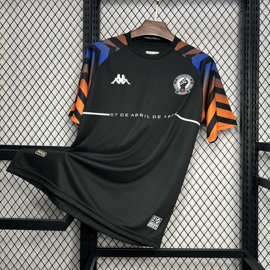 Camisa de aquecimento preta da Kappa Vasco Da Gama 2024/25 Masculino
