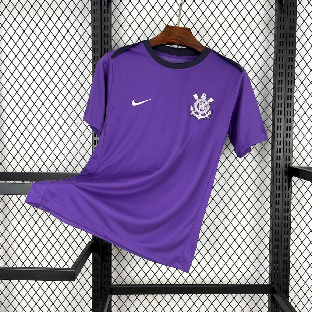 Camisa roxa de pré-jogo Corinthians 2025/26 Masculino