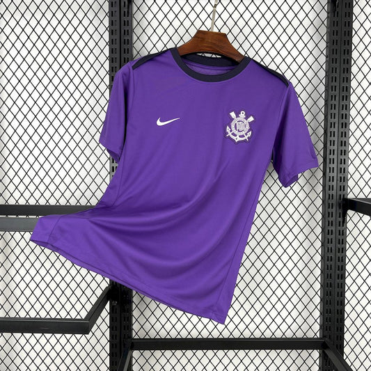 Camisa roxa de pré-jogo Corinthians 2025/26 Masculino