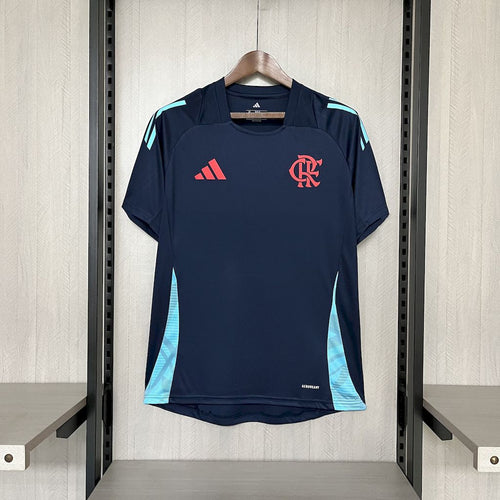 Camisa azul escura para usar antes da partida Flamengo 2025/26 Masculino