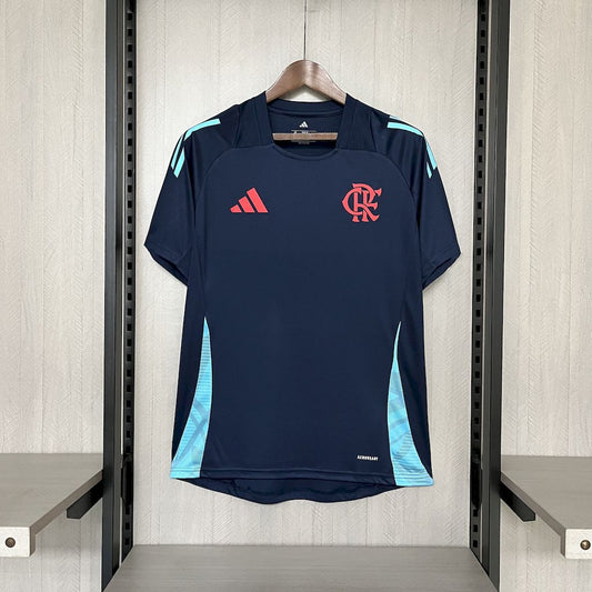 Camisa azul escura para usar antes da partida Flamengo 2025/26 Masculino