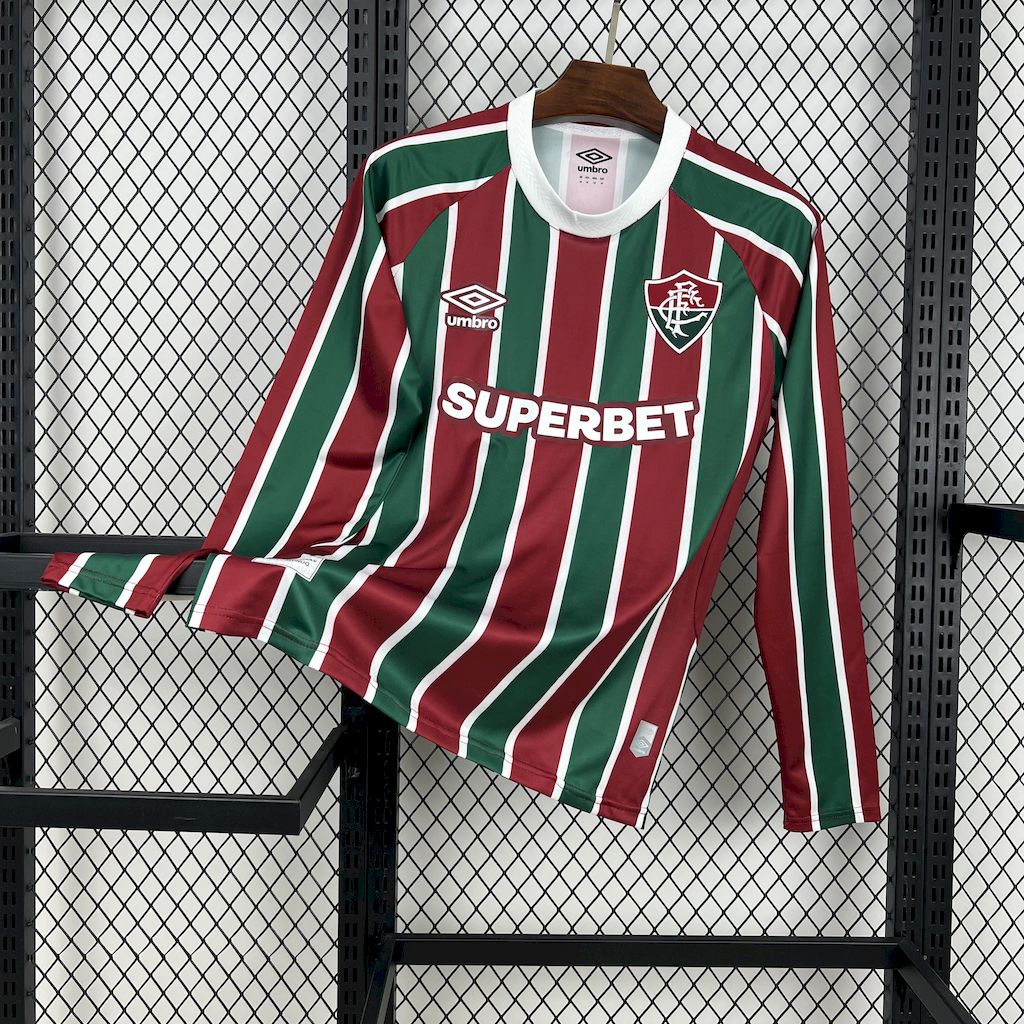 Camisa Titular Manga Longa Fluminense 2025/26 Masculino