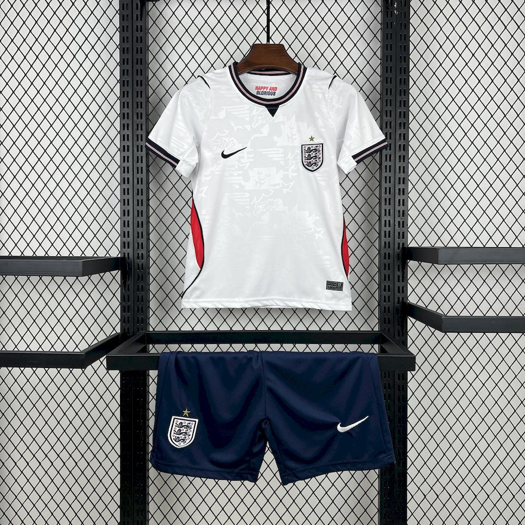 Vazou o uniforme principal da Copa do Mundo de Futebol England 2026 Infantil