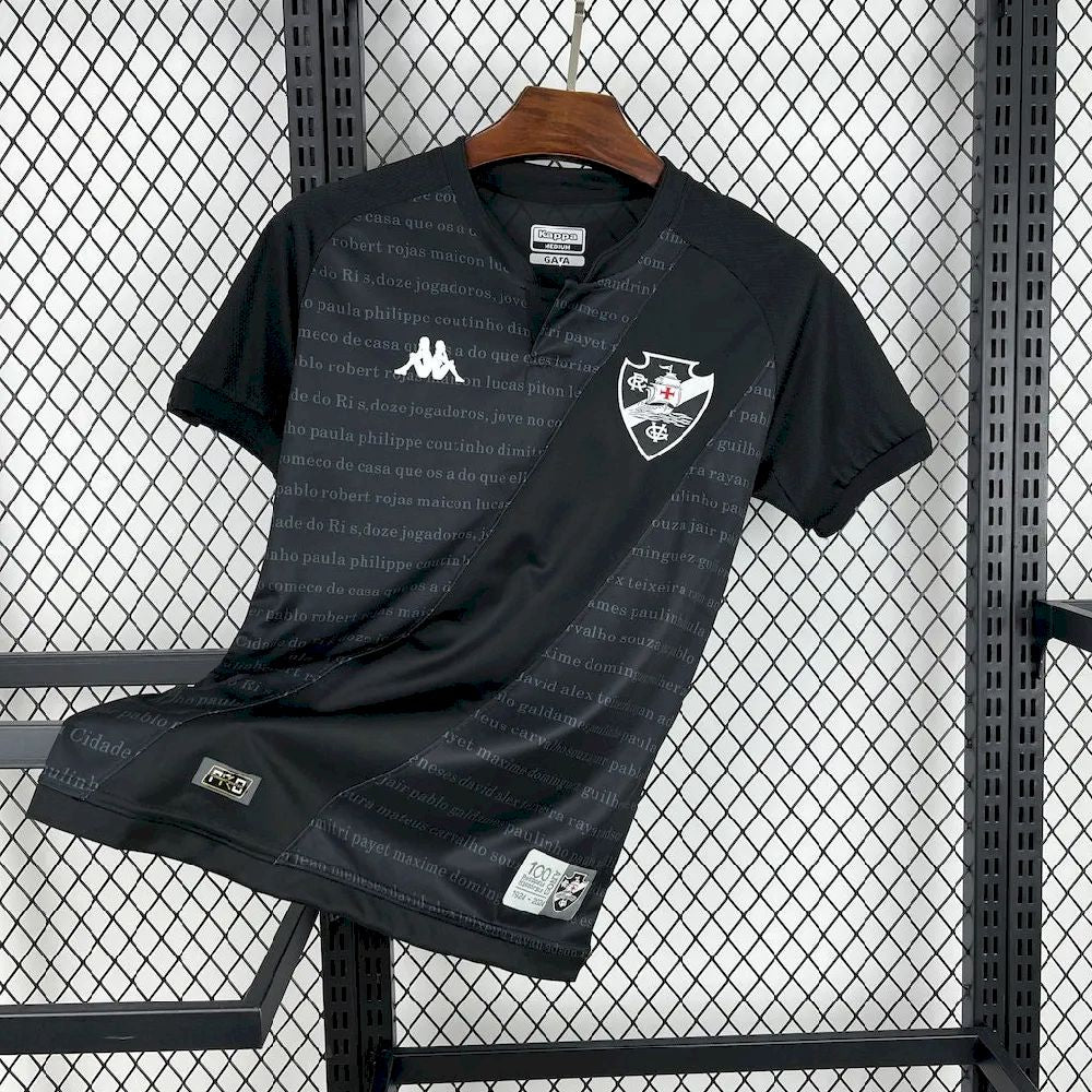 Camisa preta Vasco Da Gama 2024/25 Masculino