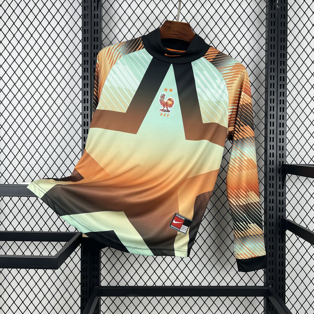 Camisa Goleiro Manga Longa France 2026 Masculino