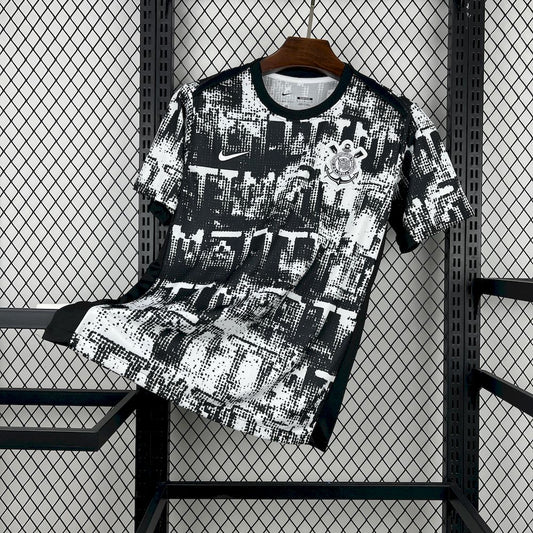 Camisa Pré-Jogo Corinthians 2025/26 Masculino