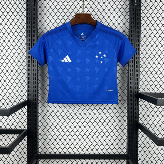 Camisa Titular Cruzeiro Crop Top 2026/27 Feminino