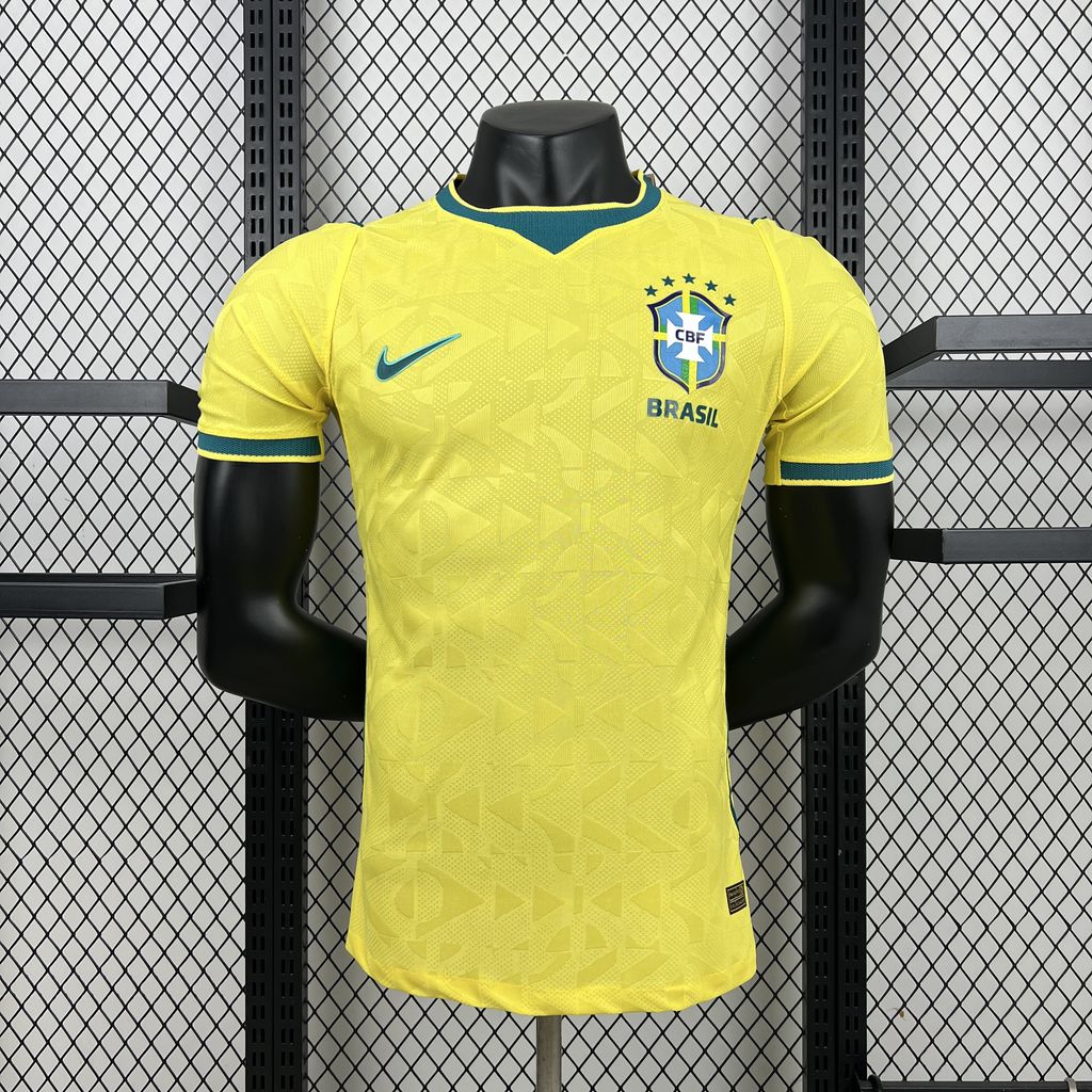 Camisa Brazil 2026 Copa do Mundo Titular Versão Jogador