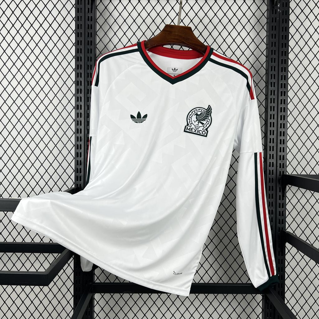 Camisa Copa do Mundo Reserva Manga Longa Mexico 2026 Masculino