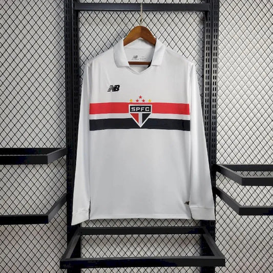 Camisa Titular Manga Longa Sao Paulo 2024/25 Masculino