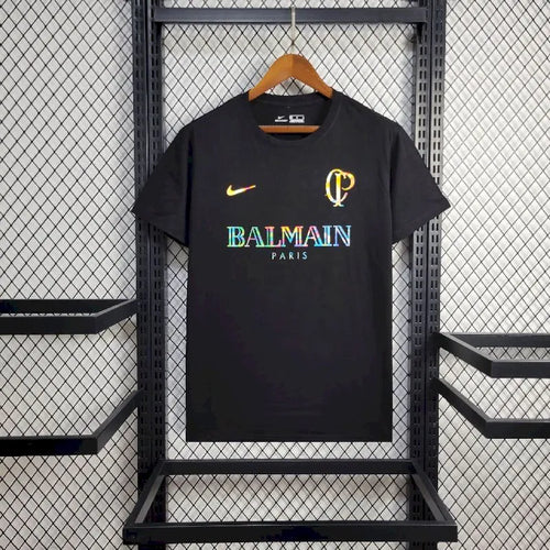 Camiseta Balmain Co-Branded Edition Corinthians 2024/25 Masculino